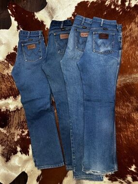 Classic Men's Blue Denim Jeans